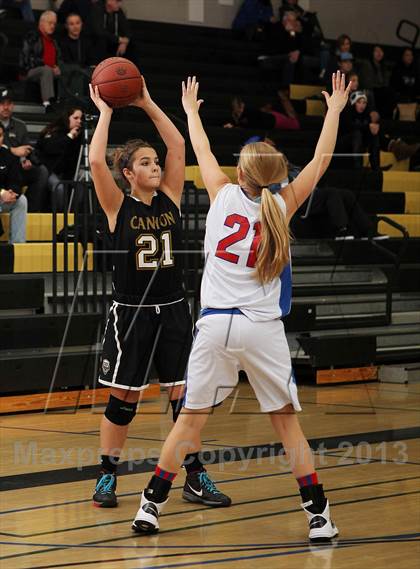 Thumbnail 1 in Canyon vs. Los Alamitos (So Cal Holiday Classic) photogallery.