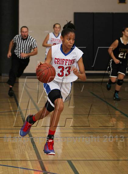 Thumbnail 2 in Canyon vs. Los Alamitos (So Cal Holiday Classic) photogallery.