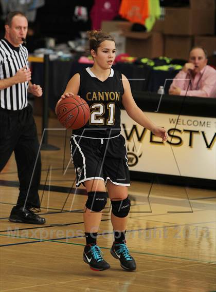 Thumbnail 1 in Canyon vs. Los Alamitos (So Cal Holiday Classic) photogallery.