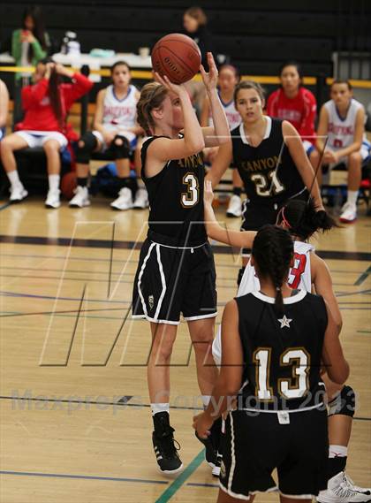 Thumbnail 3 in Canyon vs. Los Alamitos (So Cal Holiday Classic) photogallery.