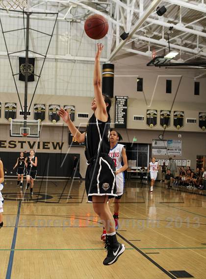 Thumbnail 3 in Canyon vs. Los Alamitos (So Cal Holiday Classic) photogallery.