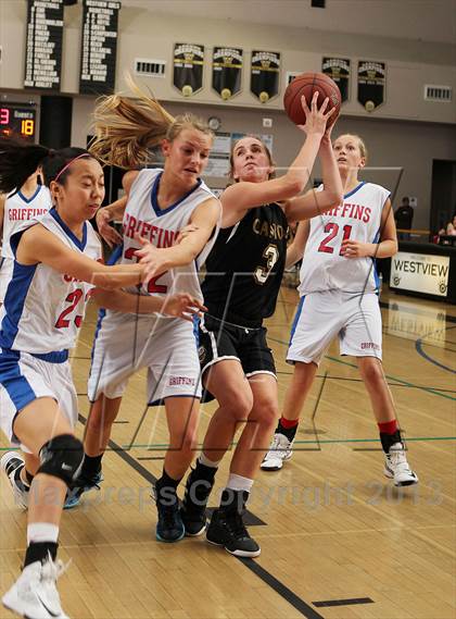 Thumbnail 2 in Canyon vs. Los Alamitos (So Cal Holiday Classic) photogallery.