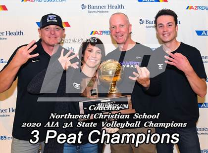 Thumbnail 2 in Northwest Christian vs. Valley Christian (AIA 3A Final - Awards) photogallery.