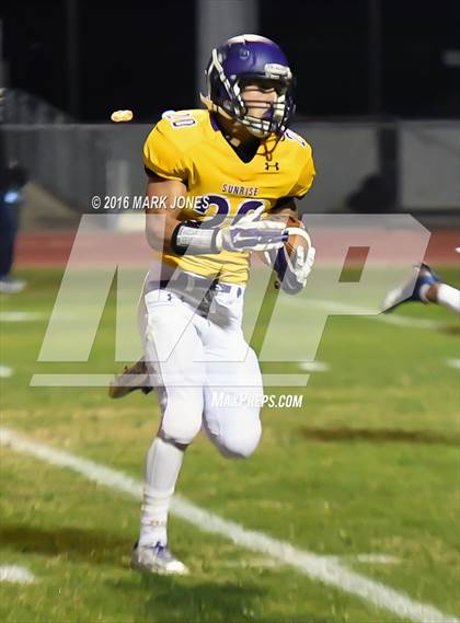 Thumbnail 2 in Sunrise Mountain vs. Catalina Foothills  (AIA 4A Playoff) photogallery.