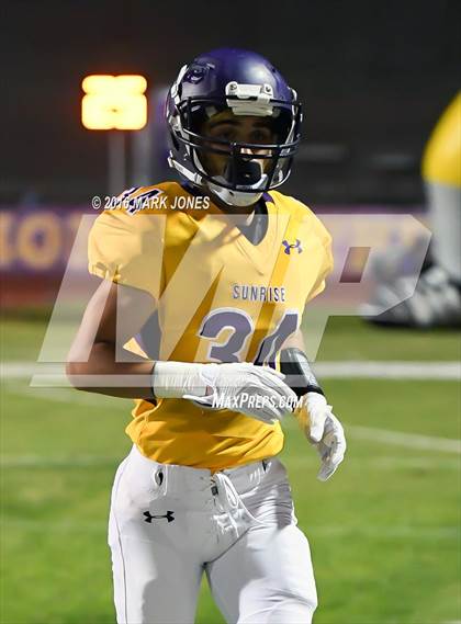 Thumbnail 1 in Sunrise Mountain vs. Catalina Foothills  (AIA 4A Playoff) photogallery.