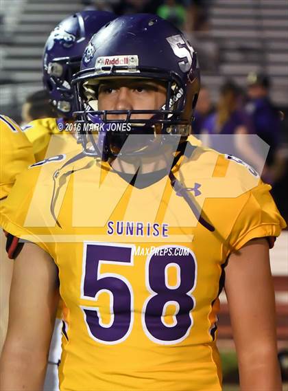 Thumbnail 2 in Sunrise Mountain vs. Catalina Foothills  (AIA 4A Playoff) photogallery.