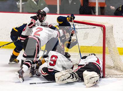 Thumbnail 3 in Reading Memorial vs. Xaverian Brothers (Middlesex vs. Catholics Shootout) photogallery.