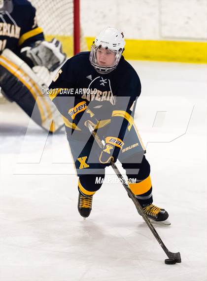 Thumbnail 2 in Reading Memorial vs. Xaverian Brothers (Middlesex vs. Catholics Shootout) photogallery.