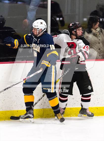 Thumbnail 3 in Reading Memorial vs. Xaverian Brothers (Middlesex vs. Catholics Shootout) photogallery.