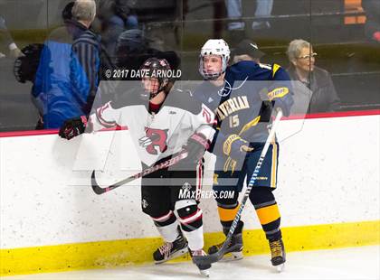 Thumbnail 2 in Reading Memorial vs. Xaverian Brothers (Middlesex vs. Catholics Shootout) photogallery.