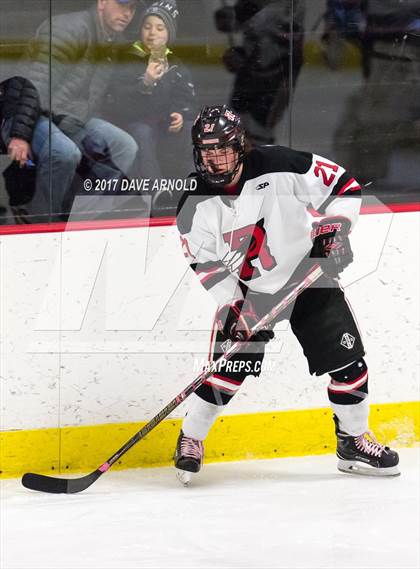 Thumbnail 3 in Reading Memorial vs. Xaverian Brothers (Middlesex vs. Catholics Shootout) photogallery.