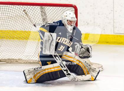 Thumbnail 3 in Reading Memorial vs. Xaverian Brothers (Middlesex vs. Catholics Shootout) photogallery.