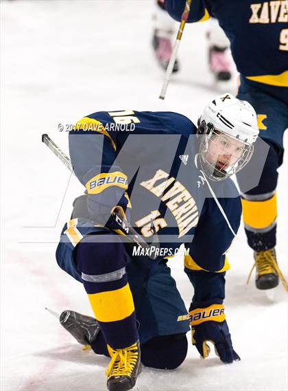 Thumbnail 3 in Reading Memorial vs. Xaverian Brothers (Middlesex vs. Catholics Shootout) photogallery.