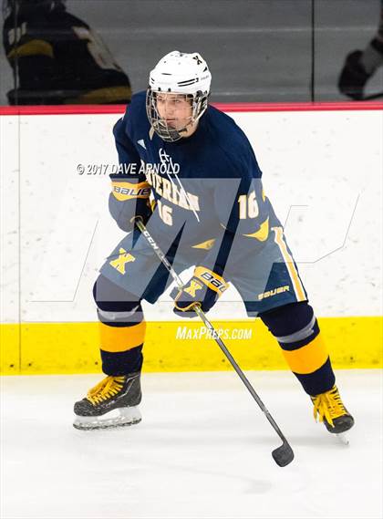 Thumbnail 2 in Reading Memorial vs. Xaverian Brothers (Middlesex vs. Catholics Shootout) photogallery.