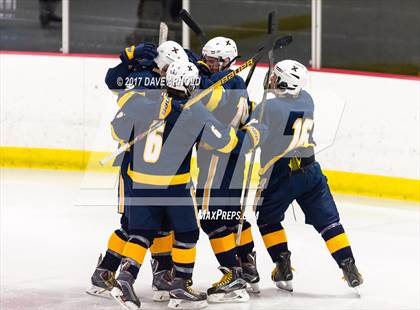 Thumbnail 3 in Reading Memorial vs. Xaverian Brothers (Middlesex vs. Catholics Shootout) photogallery.
