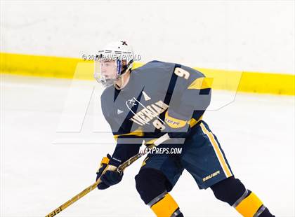 Thumbnail 1 in Reading Memorial vs. Xaverian Brothers (Middlesex vs. Catholics Shootout) photogallery.