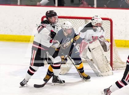 Thumbnail 2 in Reading Memorial vs. Xaverian Brothers (Middlesex vs. Catholics Shootout) photogallery.