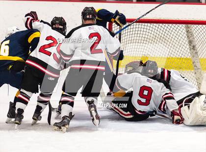 Thumbnail 2 in Reading Memorial vs. Xaverian Brothers (Middlesex vs. Catholics Shootout) photogallery.