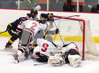 Thumbnail 2 in Reading Memorial vs. Xaverian Brothers (Middlesex vs. Catholics Shootout) photogallery.