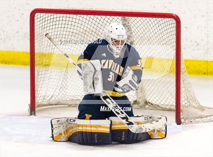 Thumbnail 3 in Reading Memorial vs. Xaverian Brothers (Middlesex vs. Catholics Shootout) photogallery.