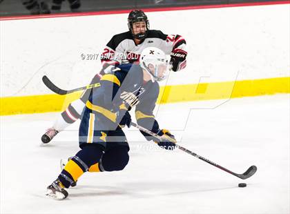 Thumbnail 3 in Reading Memorial vs. Xaverian Brothers (Middlesex vs. Catholics Shootout) photogallery.