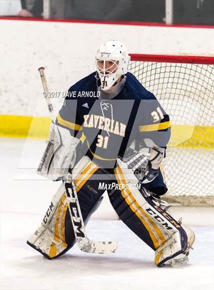 Thumbnail 2 in Reading Memorial vs. Xaverian Brothers (Middlesex vs. Catholics Shootout) photogallery.