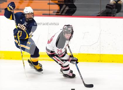 Thumbnail 3 in Reading Memorial vs. Xaverian Brothers (Middlesex vs. Catholics Shootout) photogallery.