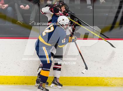 Thumbnail 2 in Reading Memorial vs. Xaverian Brothers (Middlesex vs. Catholics Shootout) photogallery.