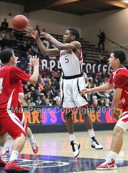 Thumbnail 1 in St. Mary's vs. Salesian (CIF NCS D4 Final) photogallery.