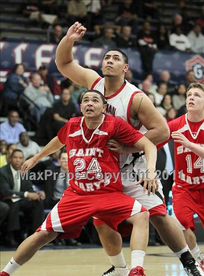 Thumbnail 1 in St. Mary's vs. Salesian (CIF NCS D4 Final) photogallery.