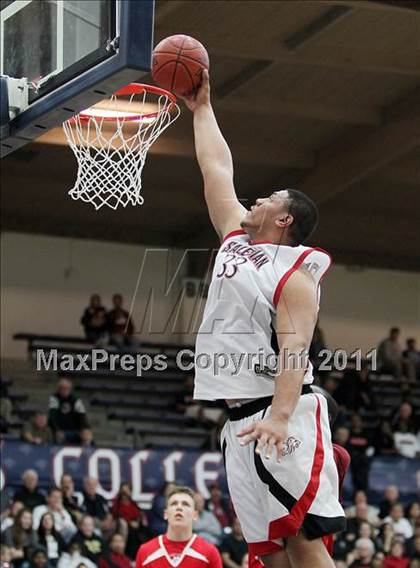 Thumbnail 2 in St. Mary's vs. Salesian (CIF NCS D4 Final) photogallery.