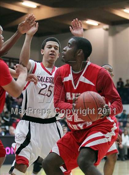 Thumbnail 3 in St. Mary's vs. Salesian (CIF NCS D4 Final) photogallery.