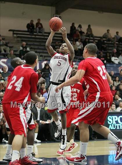 Thumbnail 1 in St. Mary's vs. Salesian (CIF NCS D4 Final) photogallery.