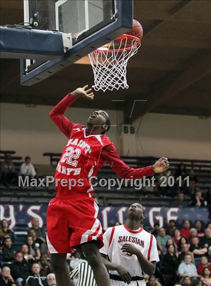 Thumbnail 3 in St. Mary's vs. Salesian (CIF NCS D4 Final) photogallery.