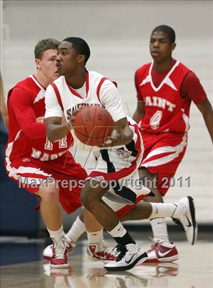 Thumbnail 3 in St. Mary's vs. Salesian (CIF NCS D4 Final) photogallery.