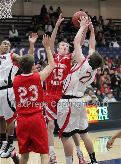 Thumbnail 3 in St. Mary's vs. Salesian (CIF NCS D4 Final) photogallery.