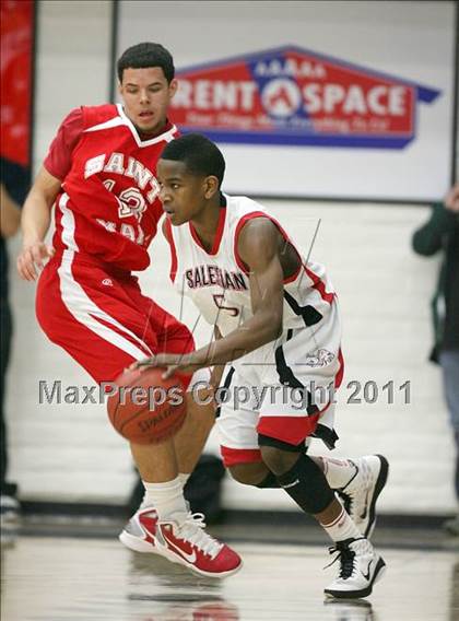 Thumbnail 2 in St. Mary's vs. Salesian (CIF NCS D4 Final) photogallery.