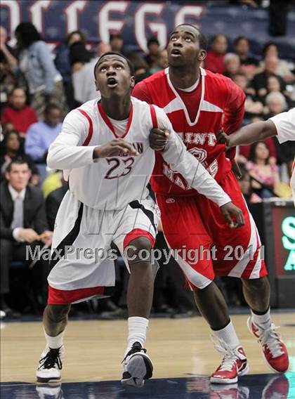 Thumbnail 3 in St. Mary's vs. Salesian (CIF NCS D4 Final) photogallery.