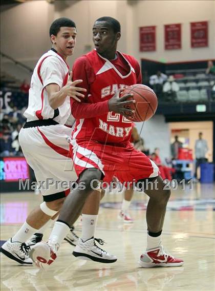 Thumbnail 2 in St. Mary's vs. Salesian (CIF NCS D4 Final) photogallery.