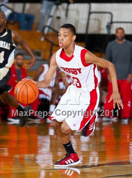 Thumbnail 1 in Pasadena Memorial vs Crosby (McDonald's Texas Invitational) photogallery.