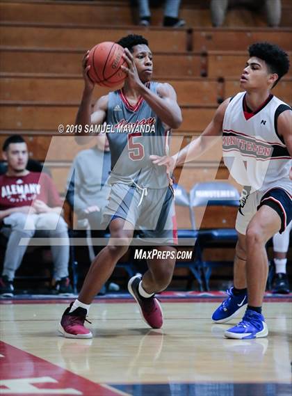 Thumbnail 1 in Alemany vs  Maranatha (Rose City Roundball Classic) photogallery.