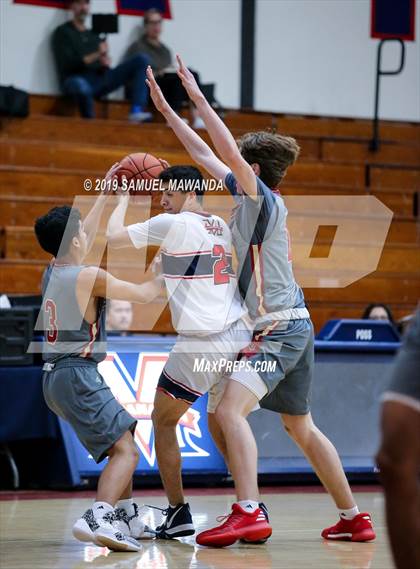 Thumbnail 2 in Alemany vs  Maranatha (Rose City Roundball Classic) photogallery.