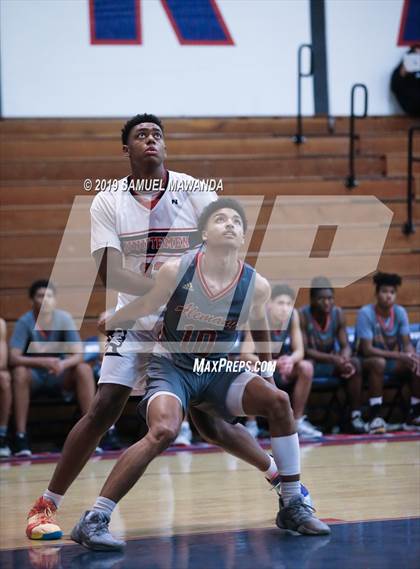 Thumbnail 2 in Alemany vs  Maranatha (Rose City Roundball Classic) photogallery.