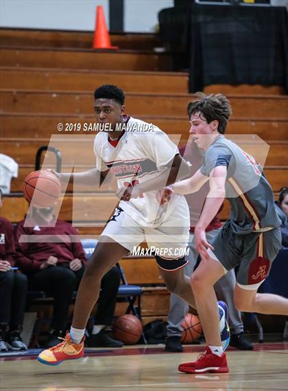 Thumbnail 2 in Alemany vs  Maranatha (Rose City Roundball Classic) photogallery.