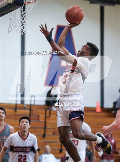 Thumbnail 2 in Alemany vs  Maranatha (Rose City Roundball Classic) photogallery.