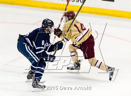 Thumbnail 3 in St. John's Prep vs Boston College High (MIAA Super 8 Game 1) photogallery.