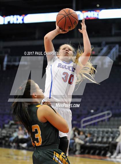 Thumbnail 2 in Moon Valley vs Peoria (Hoopin It Up At The Arena) photogallery.