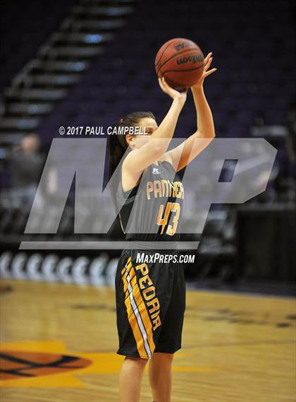 Thumbnail 2 in Moon Valley vs Peoria (Hoopin It Up At The Arena) photogallery.