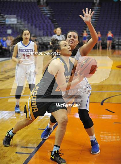 Thumbnail 1 in Moon Valley vs Peoria (Hoopin It Up At The Arena) photogallery.
