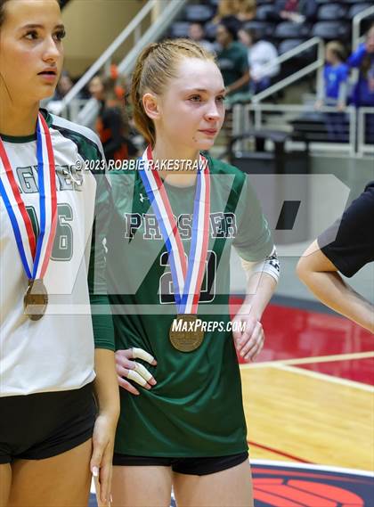 Thumbnail 3 in Grand Oaks vs. Prosper (UIL 6A Volleyball Semifinal Medal Ceremony) photogallery.